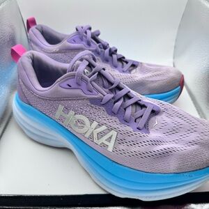 Hoka Bondi 8 women’s size 8.5 purple and blue